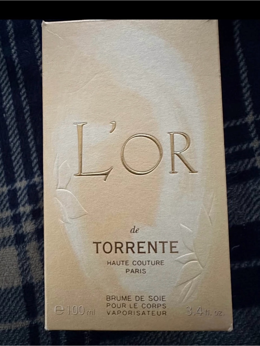 L'Or de TORRENTE Brume de Silky  Body Mist — Gold